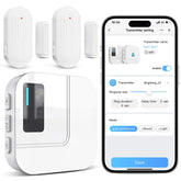 Sanjie WiFi Door Chime Alarm with App Notifications – Smart Door Sensor for Home & Business Security