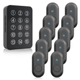 Daytech Wireless Caregiver Pager with LED Display – 500Ft Nurse Call System for Elderly & Patients (Waterproof Call Button)