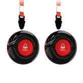 Sanjie Wireless Call Button for Seniors - Emergency SOS Pager System with 2 Panic Buttons