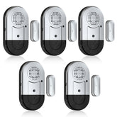 Sanjie Door and Window Alarms – Loud Security Sensor for Home, Kids, Pool & Travel – Easy Install, Adjustable Volume, Long Battery Life