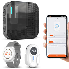 SanJie WiFi Emergency Call System with App Alerts & SOS Buttons