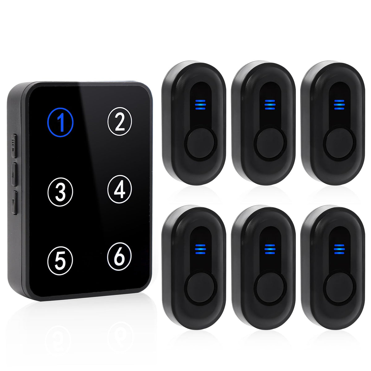 Sanjie Wireless Caregiver Pager for Elderly with Call Button & LED Display or Elderly/Patient/Disabled at Home/Hospital/Clinic