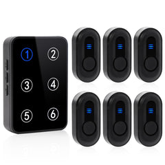 Sanjie Wireless Caregiver Pager for Elderly with Call Button & LED Display or Elderly/Patient/Disabled at Home/Hospital/Clinic
