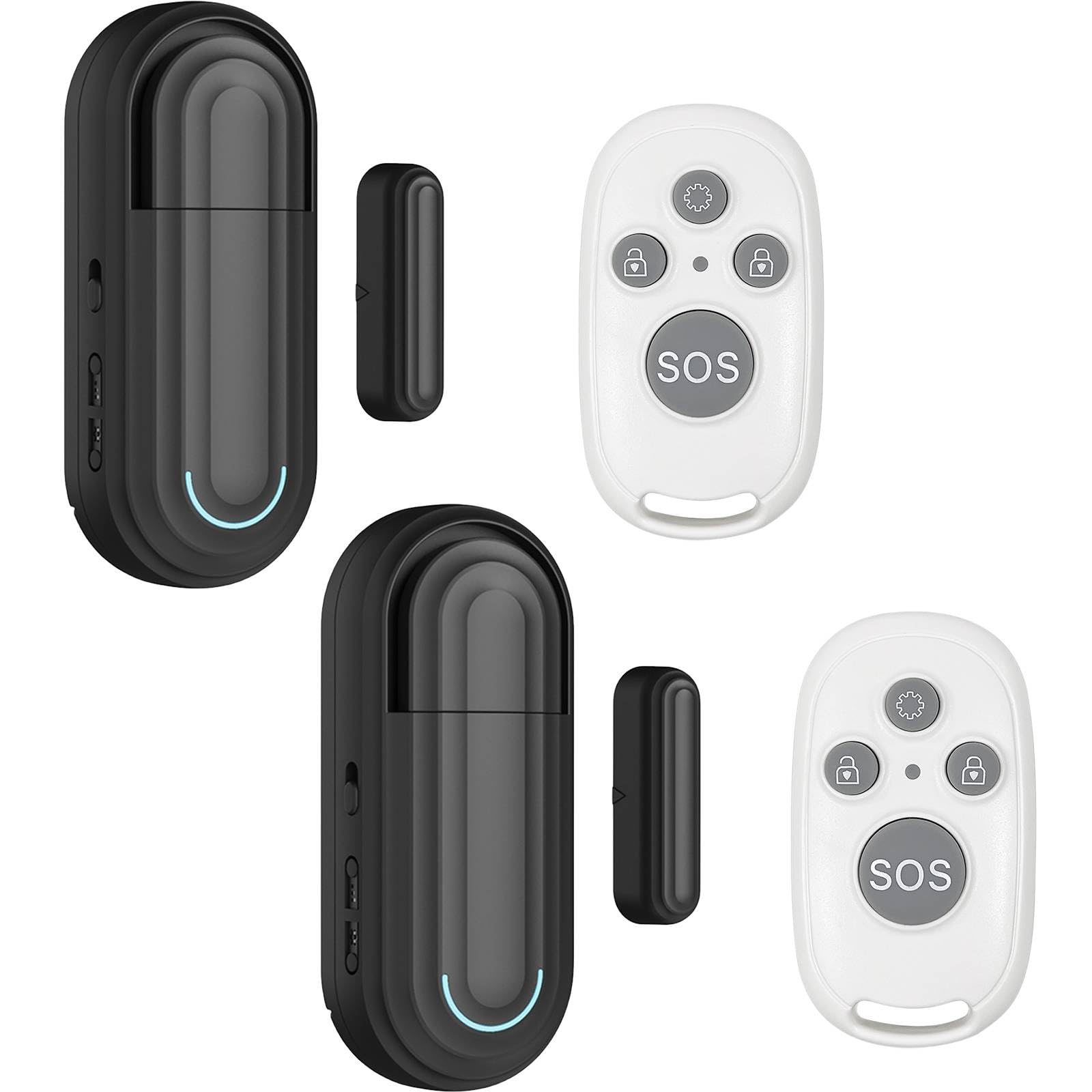 Sanjie New Wireless Pool Door Alarm with Remote – 120dB Adjustable Volume, 4 Modes for Home Security, Kids Safety, Elderly & Dementia Monitoring