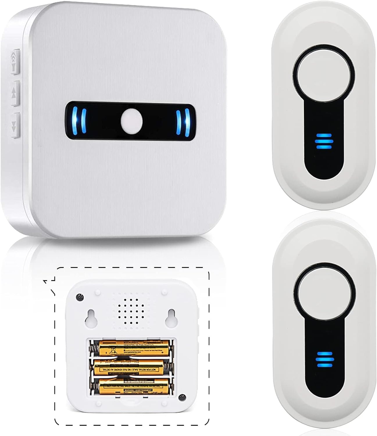 SANJIE Wireless Doorbell Waterproof Chime – 500+ Ft Range, Battery Operated for Home, Classroom, Office & Store