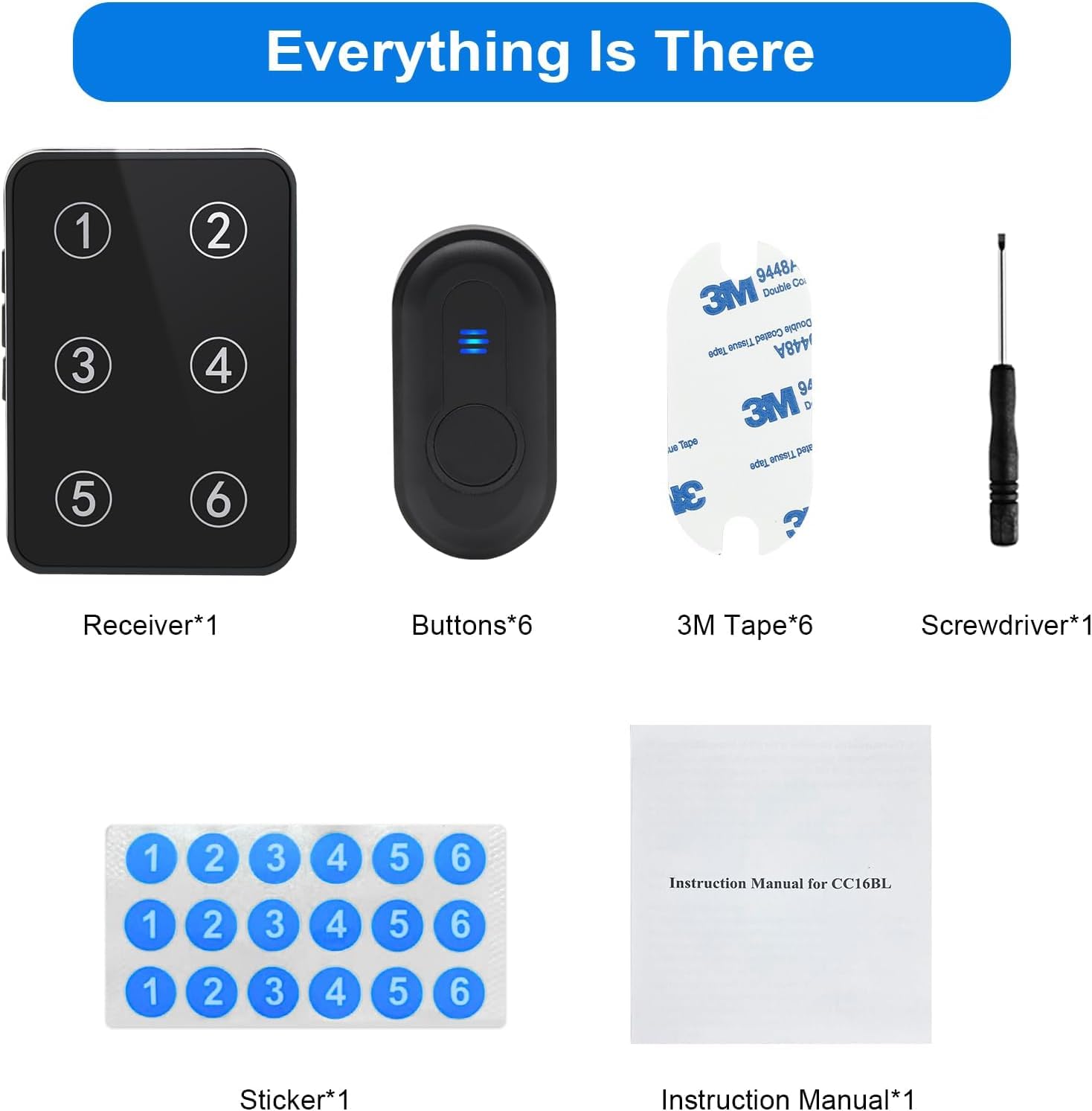 Daytech Wireless Caregiver Pager with LED Display – 500Ft Nurse Call System for Elderly & Patients (Waterproof Call Button)