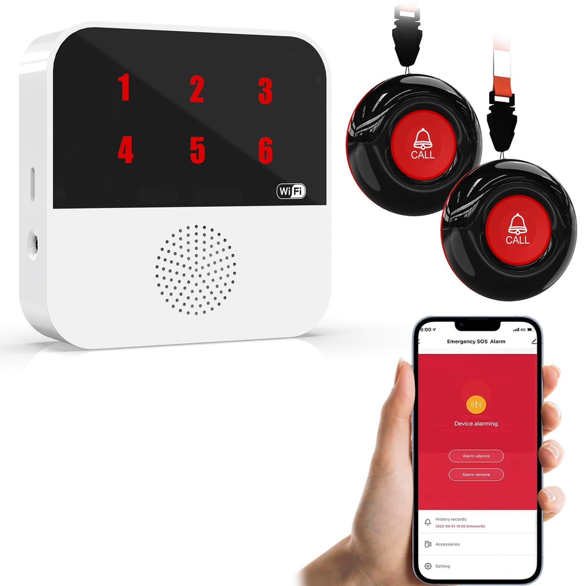 Never Miss a Cry for Help Again LED Number Display  – Discover the Caregiver Alert System That Keeps You Close, Even When You’re Away