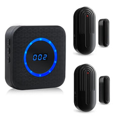SanJie Wireless Door Chime with Sensor for Home, Office, or Business – 800Ft Range, 55 Chimes, 5 Volume Levels, Entry Alert for Door/Window