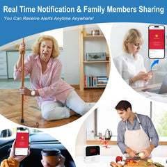 Sanjie TY05 Transform How You Care for Your Loved Ones – Even From Miles Away  No Monthly Fee with Led Number Display