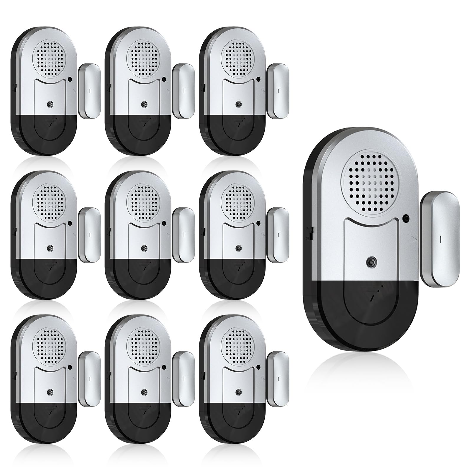 Sanjie Door and Window Alarms – Loud Security Sensor for Home, Kids, Pool & Travel – Easy Install, Adjustable Volume, Long Battery Life