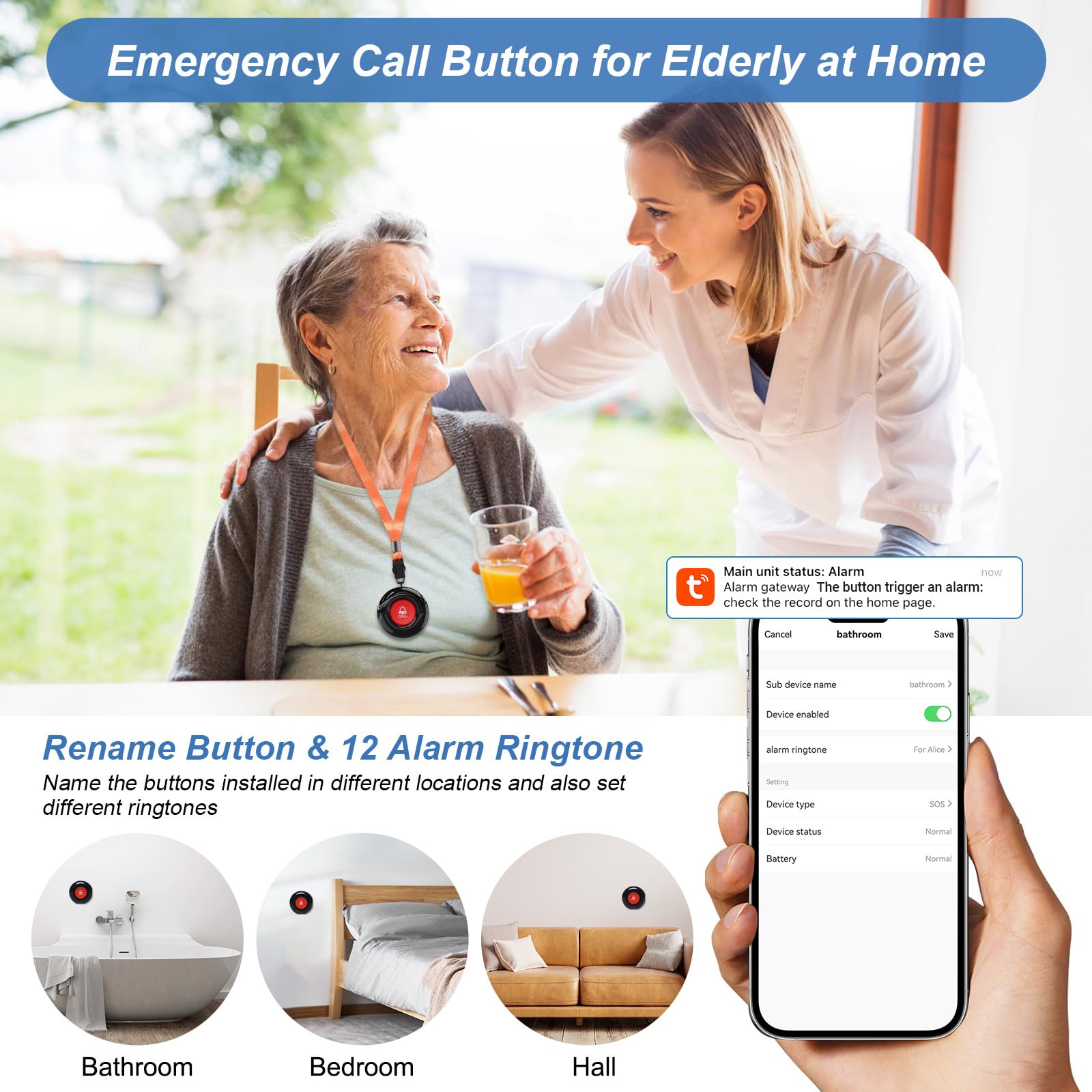 Never Miss a Cry for Help Again LED Number Display  – Discover the Caregiver Alert System That Keeps You Close, Even When You’re Away