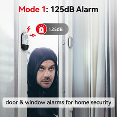 Sanjie Door and Window Alarms – Loud Security Sensor for Home, Kids, Pool & Travel – Easy Install, Adjustable Volume, Long Battery Life